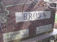 Brown, Frank V. and Mabel O